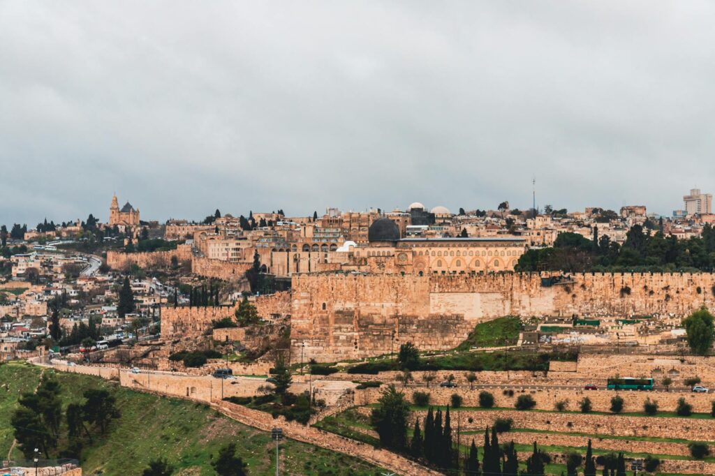 map of Jerusalem Israel